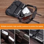 Leather Messenger Bag for Men,15.6 Inch Vintage Laptop Bag Briefcase Satchel - Image 4